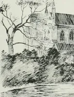 An illustration from A guide to English Gothic architecture, illustrated by numerous drawings and photographs (1922)