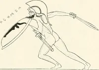 An illustration from A guide to the exhibition illustrating Greek and Roman life (1920)