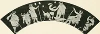 An illustration from A guide to the exhibition illustrating Greek and Roman life (1920)