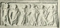 An illustration from A guide to the exhibition illustrating Greek and Roman life (1920)
