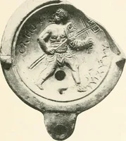An illustration from A guide to the exhibition illustrating Greek and Roman life (1920)