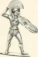 An illustration from A guide to the exhibition illustrating Greek and Roman life (1920)