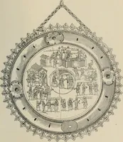 An illustration from A guide to the Mediaeval Room and to the specimens of mediaeval and later times in the gold ornament room : with fourteen plates and a hundred and ninety-four illustrations (1907)