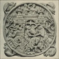 An illustration from A guide to the Mediaeval Room and to the specimens of mediaeval and later times in the gold ornament room : with fourteen plates and a hundred and ninety-four illustrations (1907)