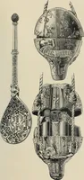 An illustration from A guide to the Mediaeval Room and to the specimens of mediaeval and later times in the gold ornament room : with fourteen plates and a hundred and ninety-four illustrations (1907)