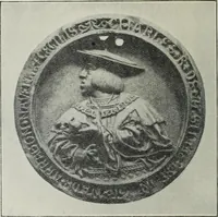 An illustration from A guide to the Mediaeval Room and to the specimens of mediaeval and later times in the gold ornament room : with fourteen plates and a hundred and ninety-four illustrations (1907)
