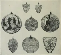 Picture 58 of 201 from A guide to the Mediaeval Room and to the specimens of mediaeval and later times in the gold ornament room : with fourteen plates and a hundred and ninety-four illustrations (1907), leaf 79