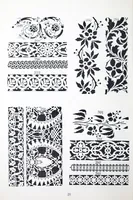 An illustration from A guide to tapestry painting and stenciling in liquid tapestry dyes and tapestry oil colors : with a full list of the materials used and illustrations of the stencil patterns (1910)