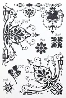 Picture 4 of 17 from A guide to tapestry painting and stenciling in liquid tapestry dyes and tapestry oil colors : with a full list of the materials used and illustrations of the stencil patterns (1910), leaf 28