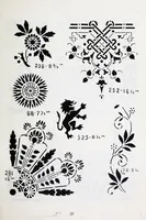 An illustration from A guide to tapestry painting and stenciling in liquid tapestry dyes and tapestry oil colors : with a full list of the materials used and illustrations of the stencil patterns (1910)