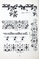 An illustration from A guide to tapestry painting and stenciling in liquid tapestry dyes and tapestry oil colors : with a full list of the materials used and illustrations of the stencil patterns (1910)