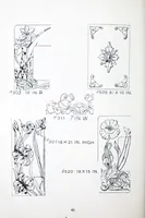 An illustration from A guide to tapestry painting and stenciling in liquid tapestry dyes and tapestry oil colors : with a full list of the materials used and illustrations of the stencil patterns (1910)