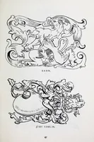Picture 11 of 17 from A guide to tapestry painting and stenciling in liquid tapestry dyes and tapestry oil colors : with a full list of the materials used and illustrations of the stencil patterns (1910), leaf 49