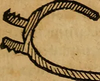 An illustration from Guilhelmi FabricI Hildani inclytae reipublicae Bernensis Helvet. medico-chirurgi ordinarii De gangraena et sphacelo, tractatus methodicus : in quo horum morborum differentiae, causae, signa, prognostica, ac denique methodica curatio continentur (1617)