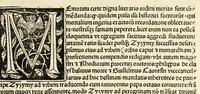 An illustration from Guillelmi Caonrsin [sic] Rhodiorum vicecancellarij: obsidionis Rhodie urbis descriptio