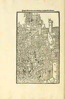An illustration from Guillelmi Caonrsin [sic] Rhodiorum vicecancellarij: obsidionis Rhodie urbis descriptio