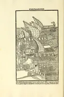 An illustration from Guillelmi Caonrsin [sic] Rhodiorum vicecancellarij: obsidionis Rhodie urbis descriptio