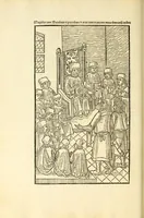 An illustration from Guillelmi Caonrsin [sic] Rhodiorum vicecancellarij: obsidionis Rhodie urbis descriptio