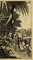 An illustration from Guineische und West-indianische Reissbeschreibung, de An. 1639. biss 1645. von Ambsterdam nach St. Joris de Mina, ein Castell, in Africa, und nach Brasilien in America, (1669)
