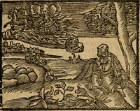 An illustration from Gulden-spiegel, ofte opwekkinge tot christelijke deugden : afgedeelt in twee deelen : waar in vertoond werd de schadelijkheyd der zonden, mitsgaders de goedigheyd en weldaaden Godts over den boetveerdigen, tot leeringe en stigtinge aller christenen toe-gepast : nog is hier by gevoegt Thamars ontschaking, of de verdoolde liefde van Ammon : als mede de vermaakelijke bruylofts-kroon : doorblogten met verscheyde leerzame gedigten, vermaakelijke bruylofts en aandagtige liedekens : voorgesteld op de vier geteyden van den dag (1763)