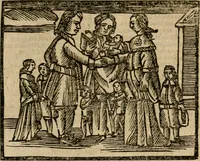 Picture 38 of 39 from Gulden-spiegel, ofte opwekkinge tot christelijke deugden : afgedeelt in twee deelen : waar in vertoond werd de schadelijkheyd der zonden, mitsgaders de goedigheyd en weldaaden Godts over den boetveerdigen, tot leeringe en stigtinge aller christenen toe-gepast : nog is hier by gevoegt Thamars ontschaking, of de verdoolde liefde van Ammon : als mede de vermaakelijke bruylofts-kroon : doorblogten met verscheyde leerzame gedigten, vermaakelijke bruylofts en aandagtige liedekens : voorgesteld op de vier geteyden van den dag (1763), leaf 456