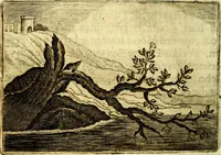 Picture 7 of 35 from Gulden-spiegel; ofte, Opweckinge tot christelijke deugden, afgebeeld in twee deelen ... Noch is hier by-gevoeght Thamars ontschaking; of, De verdoolde liefde van Ammon. Als mede de Vermaeckelijcke bruylofts-kroon ... gerijmt door Jacob Coenraeds Mayvogel (1699), leaf 44