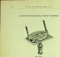 Picture 2 of 7 from Gurley Civil Engineers' and Surveyors' Instruments 1896 (1896), leaf 27