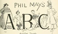 An illustration from Phil May's Gutter-snipes; 50 original sketches in pen and ink (1896)