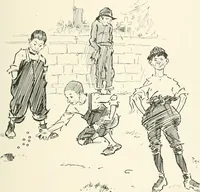 An illustration from Phil May's Gutter-snipes; 50 original sketches in pen and ink (1896)