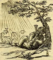 An illustration from Gvilielmi HesI antverpiensis è Societate Iesv Emblemata sacra de fide, spe, charitate (1636)