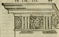 An illustration from Gvlielmi Philandri Castilionii Galli civis Ro. In decem libros M. Vitruuii Pollionis de architectura annotationes : cum indicibus graeco & latino locupletissimis (1544)