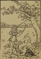 An illustration from Gymnastic stories and plays for primary schools; physical excercises for the first two years of school (1898)