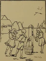 An illustration from Gymnastic stories and plays for primary schools; physical excercises for the first two years of school (1898)