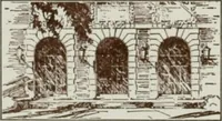 An illustration from Habentur hoc uolumine hæc, uidelicet. Vita, & Fabellæ Aesopi cum interpretatione latina, ita tamen ut separari a græco possit pro uniuscuiusq[ue] arbitrio. quibus traducendis multum certe elaborauimus. nam quæ ante tralata habebantur, infida admodu erant, quod facillimum erit conferenti cognoscere. Gabriæ Fabellæ tres & quadraginta ex trimetris iambis, præter ultimam ex scazonte, cum latina interpretatioe. Quas idcirco bis curauimus in formadas, quia priores, ubi latinum a græco seiungi potest, admodum quam incorrecte excusæ fuerant exempli culpa. quare nacti emendatum exemplum, operæpretium uisum est iterum excudendas curare, ut ex secundis prima queant corrigi. Phurnutus seu, ut alii, Curnutus De natura deorum. Palæphatus De non credendis historiis. Heraclides Ponticus De allegoriis apud Homerum. Ori Apollinis Niliaci Hieroglyphica. Collectio prouerbiorum Tarrhæi, & Didymi, item eorum, quæ apud Sudam [sic], aliosq[ue] habentur per ordinem literarum. Ex Aphthonii Exercitamentis de fabula. Tum de formicis, & cicadis græce, & latine. De fabula ex Imaginibus Philostrati græce, & latine. Ex Hermogenis Exercitamentis de fabula Prisciano interprete. Apologus Aesopi de cassita apud Gellium (1505)