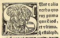 Picture 61 of 78 from Habes hoc in libro ca[n]dide lector Hebraicas institutiones. : in quib[us] quicquid est gra[m]matices hebraicæ facultatis edocetur ad amussim, de literis, punctis, acce[n]tibus, nomine, [et] nominum speciebus, de pronominibus, [et] eoru[mque] cu[m] nominibus, [et] verbis coniu[n]ctione, de verbo [et] verboru[m] co[n]iugationibus, [et] distinctione, in perfecta, quiescentia, defectiua, geminata, de partibus indeclinabilibus, præpositionibus, co[n]iu[n]ctio[n]ibus, aduerbijs, de regulis expone[n]di arcanas literas [et] de figuris, vt paucissima sint desidera[n]da, quas nuper ædidit reuere[n]dus sacræ theolo. do. Sanctes Pagninus .. (1526), leaf 351