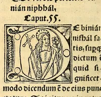 Picture 66 of 78 from Habes hoc in libro ca[n]dide lector Hebraicas institutiones. : in quib[us] quicquid est gra[m]matices hebraicæ facultatis edocetur ad amussim, de literis, punctis, acce[n]tibus, nomine, [et] nominum speciebus, de pronominibus, [et] eoru[mque] cu[m] nominibus, [et] verbis coniu[n]ctione, de verbo [et] verboru[m] co[n]iugationibus, [et] distinctione, in perfecta, quiescentia, defectiua, geminata, de partibus indeclinabilibus, præpositionibus, co[n]iu[n]ctio[n]ibus, aduerbijs, de regulis expone[n]di arcanas literas [et] de figuris, vt paucissima sint desidera[n]da, quas nuper ædidit reuere[n]dus sacræ theolo. do. Sanctes Pagninus .. (1526), leaf 361