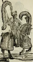 An illustration from Habiti antichi; (1664)