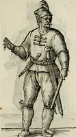 An illustration from Habiti antichi; (1664)