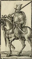 An illustration from Habiti antichi; (1664)