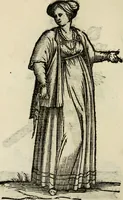 An illustration from Habiti antichi; (1664)