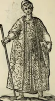 An illustration from Habiti antichi; (1664)