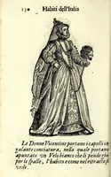 Picture 9 of 29 from Habiti antichi, ouero, Raccolta di figvre delineate dal gran Titiano, e da Cesare Vecellio suo fratello, diligentemente intagliate, conforme alle nationi del mondo : libro vtilissimo a pittori, dissegnatori, scultori, architetti & ad ogni curioso, e peregrino ingegno (1664), leaf 150