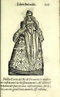 Picture 15 of 29 from Habiti antichi, ouero, Raccolta di figvre delineate dal gran Titiano, e da Cesare Vecellio suo fratello, diligentemente intagliate, conforme alle nationi del mondo : libro vtilissimo a pittori, dissegnatori, scultori, architetti & ad ogni curioso, e peregrino ingegno (1664), leaf 227