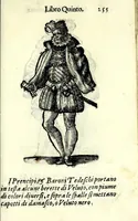 Picture 20 of 29 from Habiti antichi, ouero, Raccolta di figvre delineate dal gran Titiano, e da Cesare Vecellio suo fratello, diligentemente intagliate, conforme alle nationi del mondo : libro vtilissimo a pittori, dissegnatori, scultori, architetti & ad ogni curioso, e peregrino ingegno (1664), leaf 275