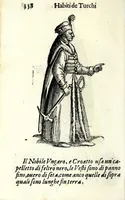 Picture 26 of 29 from Habiti antichi, ouero, Raccolta di figvre delineate dal gran Titiano, e da Cesare Vecellio suo fratello, diligentemente intagliate, conforme alle nationi del mondo : libro vtilissimo a pittori, dissegnatori, scultori, architetti & ad ogni curioso, e peregrino ingegno (1664), leaf 358