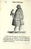 Picture 4 of 29 from Habiti antichi, ouero, Raccolta di figvre delineate dal gran Titiano, e da Cesare Vecellio suo fratello, diligentemente intagliate, conforme alle nationi del mondo : libro vtilissimo a pittori, dissegnatori, scultori, architetti & ad ogni curioso, e peregrino ingegno (1664), leaf 52