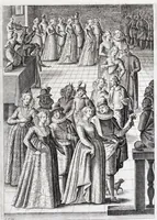 Picture 12 of 13 from Habiti d'hvomeni et donne venetiane : con la processione della serma. Signoria et altri particolari cioè trionfi feste cerimonie pvbliche della nobilissima città di Venetia, leaf 69