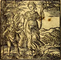 An illustration from Hadriani Iunii Emblemata : eiusdem Aenigmatum libellus (1596)