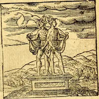 An illustration from Hadriani Iunii Emblemata : eiusdem Aenigmatum libellus (1596)