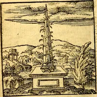 An illustration from Hadriani Iunii Emblemata : eiusdem Aenigmatum libellus (1596)